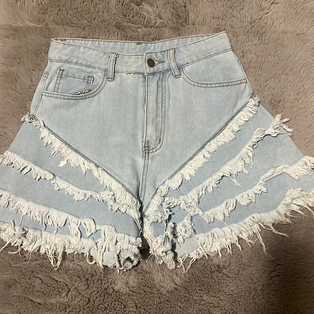 Denim short (gives a skirt look)